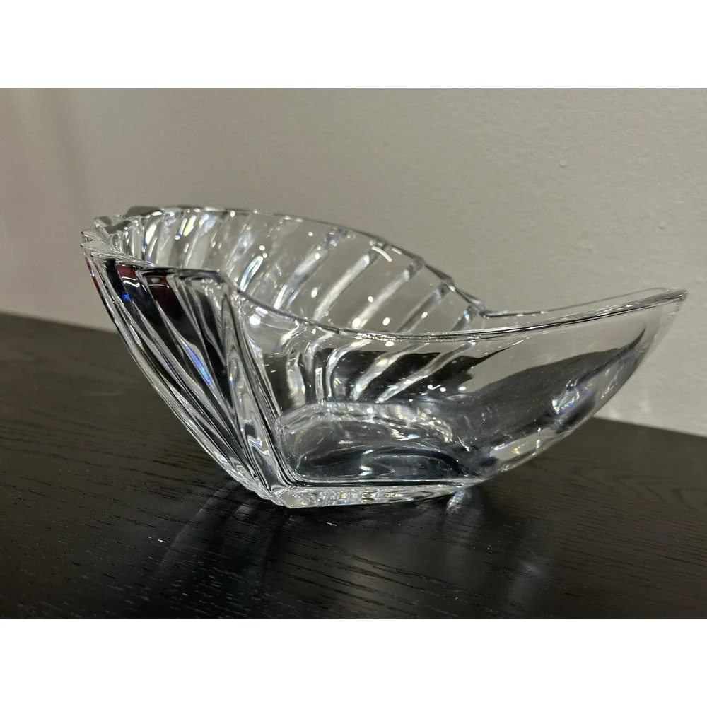 Gorham Crystal Heart Dish 8
